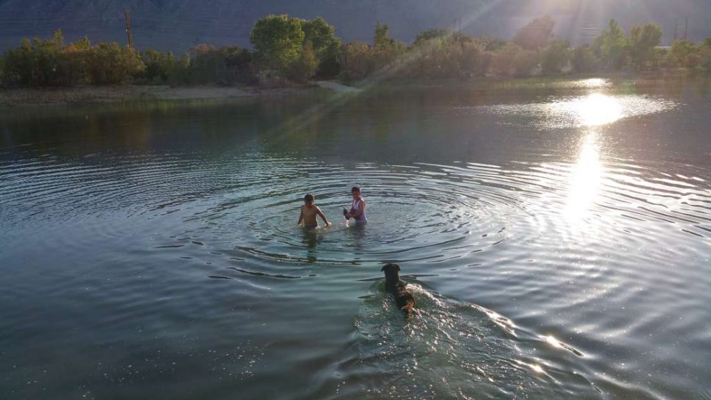 Olancha Lake Swimming